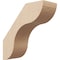 Ekena Millwork 5-inch W x 14-inch D x 14-inch H Carmel Rough Cedar Woodgrain TimberThane Knee Brace, Primed BRCUR05X14X14CARRCPR - alternate 1